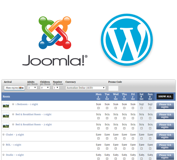 joomla wordpress plugins